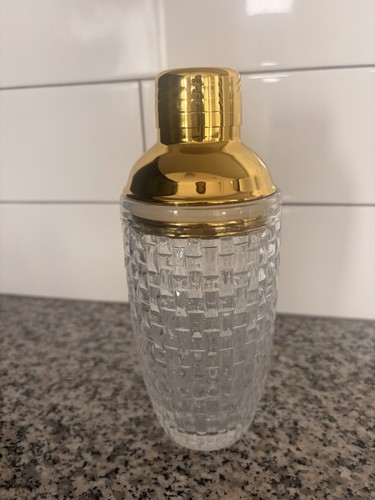 Gold cocktail shaker textured - gold,
