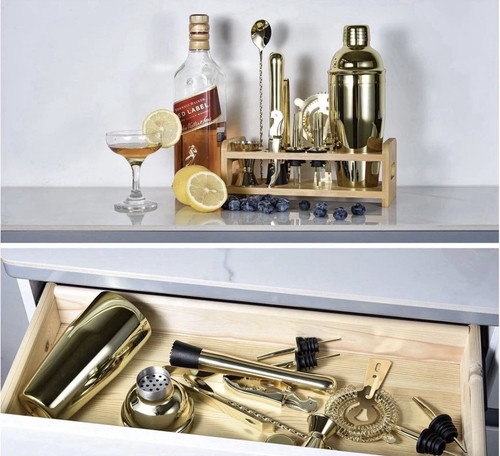Cocktail shaker making - shaker, set