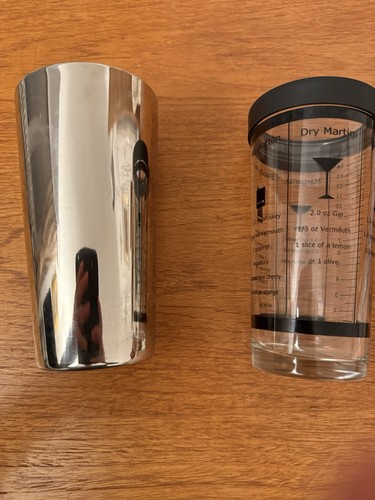 Stainless steel and - and, glass