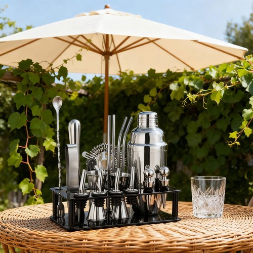 Cocktail shaker stand portable - stand,