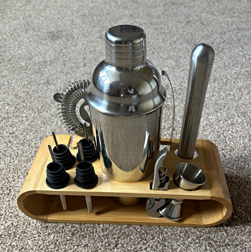 Stainless steel 8pc cocktail - stainless,