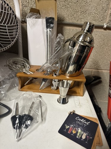 Cocktail shaker set stainless - ,