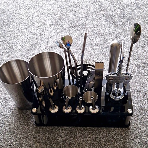 Stainless steel bartender - steel, kit