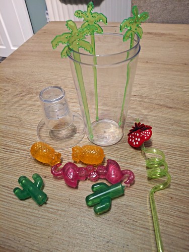 Clear plastic cocktail - plastic,