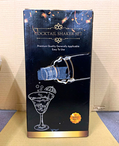 Cocktail shaker set boxed - set,