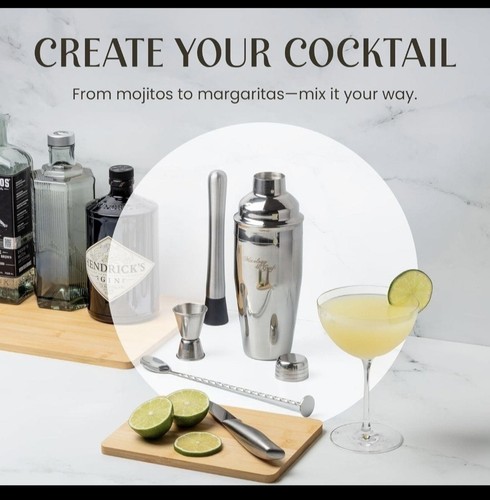 Cocktail shaker set with - shaker,