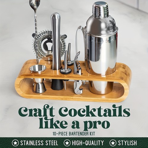 Bartender kit 10pc cocktail - 10pc,